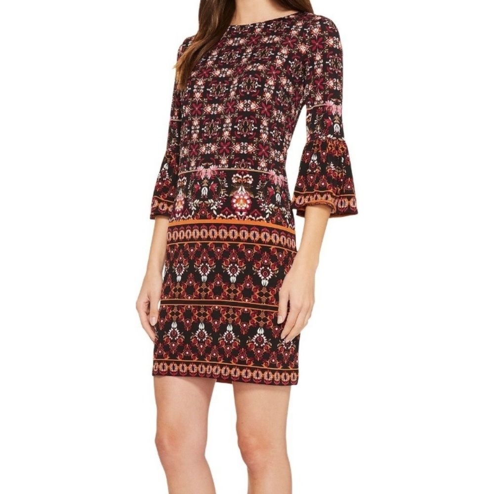 ❌ NWT London Style 3/4 Bell Sleeve Dress - Picture 1 of 5